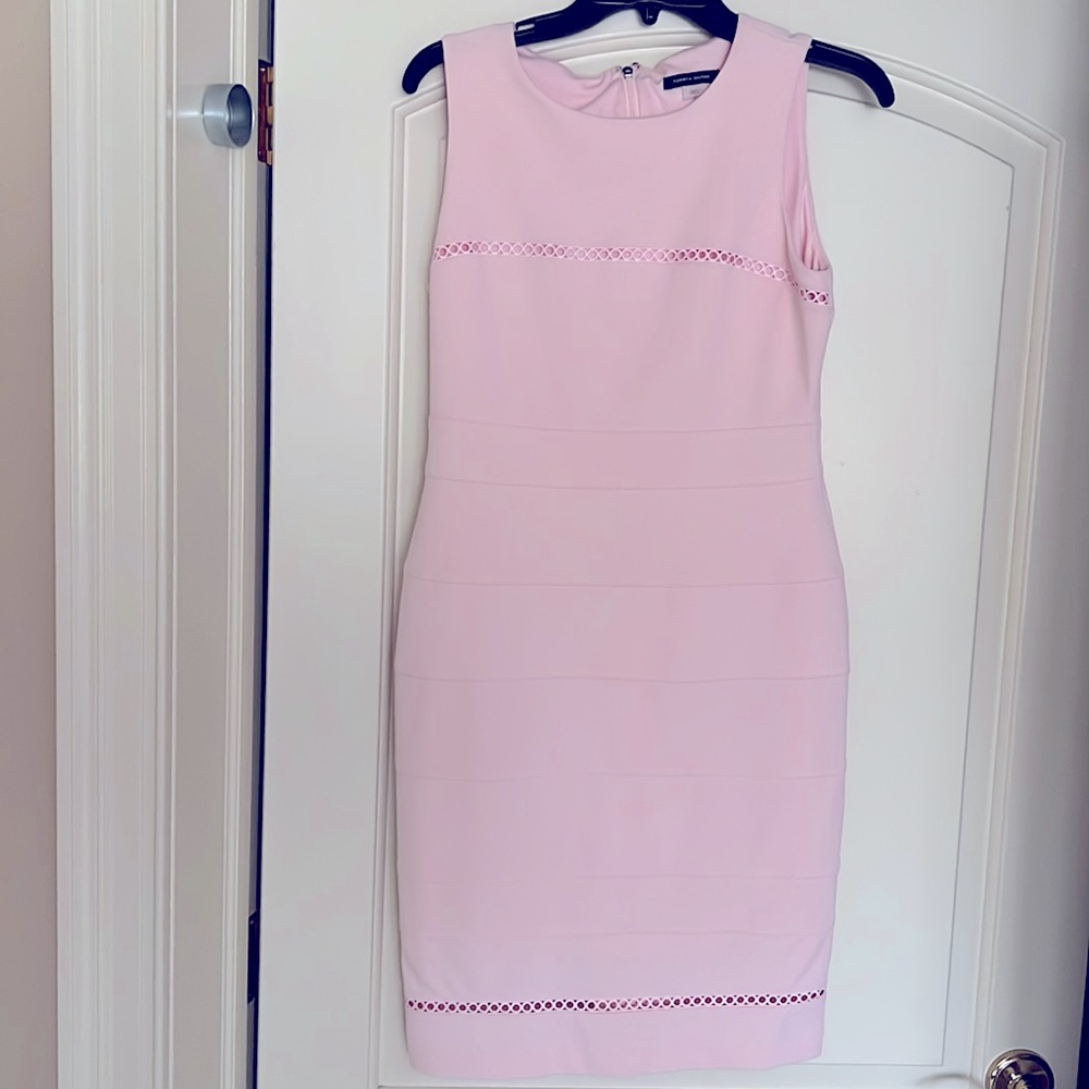 Tommy Hilfinger pink sleeveless dress